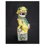 Asian porcelain foo dog figurine