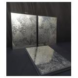 Group of 12 signed textured panels