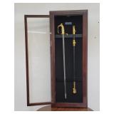 U.S. military ceremonial sword and its scabbard