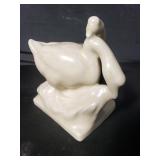 Rookwood pottery two geese paperweight