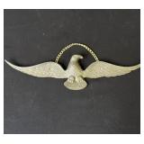 Vintage cast metal eagle wall plaque