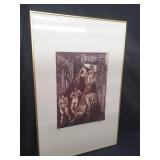 Pencil signed print # 14/50