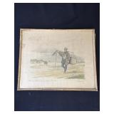 VTG framed Willy Seiler signed etching