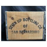 Vintage 7UP wooden crate