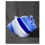 Art glass handkerchief bowl