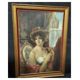 Americo Makk signed oil painting on canvas