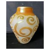 Steven Correia limited edition cameo glass vase