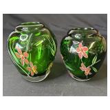 Pair of Murano-style art glass vases