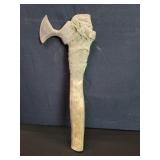 Primitive style wood and iron axe