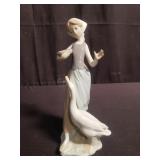 Lladro porcelain sculpture "Girl with Duck"