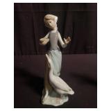 Lladro porcelain sculpture "Girl with Duck"