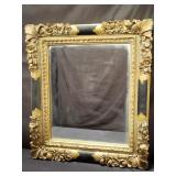 Ornate floral frame mirror