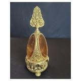Hollywood Regency ormolu perfume bottle