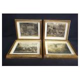 Lionel Barrymore gold foil etchings