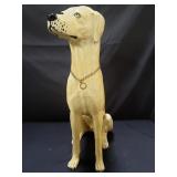 Labrador Retriever plaster statue