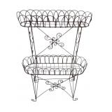 Vintage metal plant stand