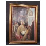 Signed oil painting on canvas