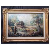 Signed oil painting on canvas