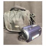 Sony Handycam DCR-SR68 camcorder, low-profile case