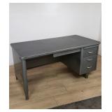 Vintage metal tanker writing desk