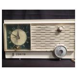 Zenith electric clock radio
