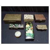 Group of trinket boxes