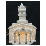Vintage porcelain light up church