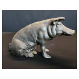 Cast iron pig bank