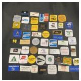 Group of vintage advertising decals