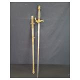 Vintage fraternal ceremonial sword