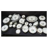 121 piece Noritake "Modesta" porcelain dinnerware