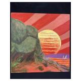 Signed oil on canvas painting by Elbert Price