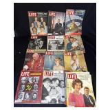 Lot of 18 vintage Life magazines