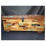 Rustic style storage chest