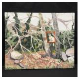 Signed oil on canvas painting by Elbert Price