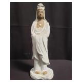 Guanyin clay figurine