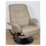Coaster Furniture faux leather swivel chair