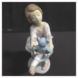 Lladro porcelain figurine "Best Friend" with box