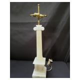 Alabaster table lamp