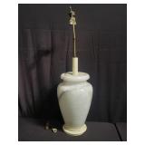 Vintage large onyx table lamp