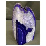 Agate geode specimen