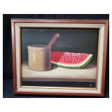 Signed still life oil on canvas