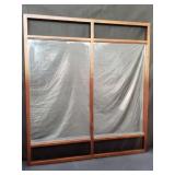 Mid-century modern mirror