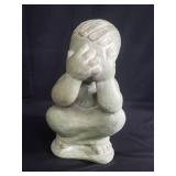 Signed vintage Isabel Bloom "Peekaboo child"