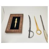 Group of vintage letter openers