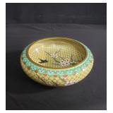 Vintage Chinese cloisonnï¿½ bowl