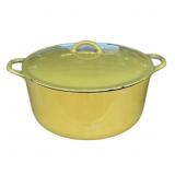 Vintage Descoware cast iron Dutch oven