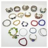 Vintage costume jewelry bracelets