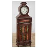 Contemporary battery operated clock cabinet