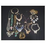 Vintage costume jewelry necklaces